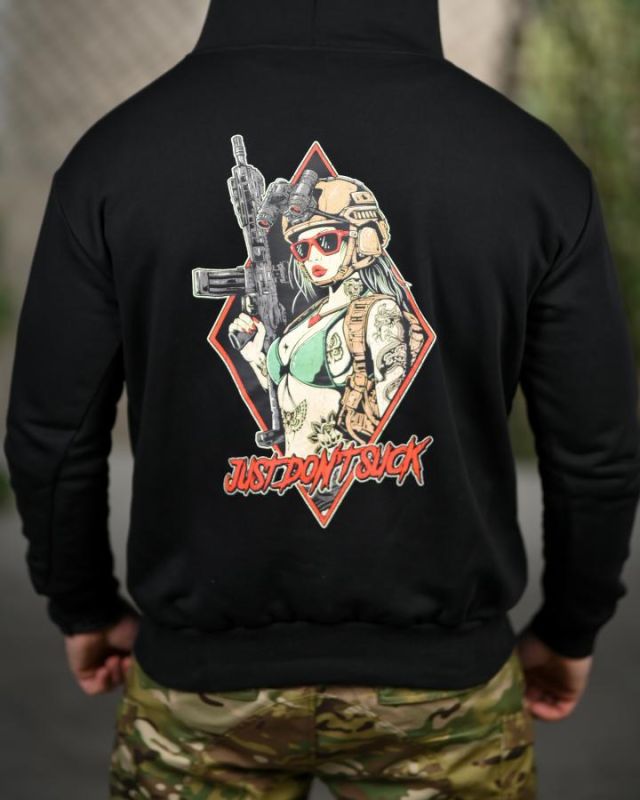 Милитари худи TRENASH  Just don’t ТР6733