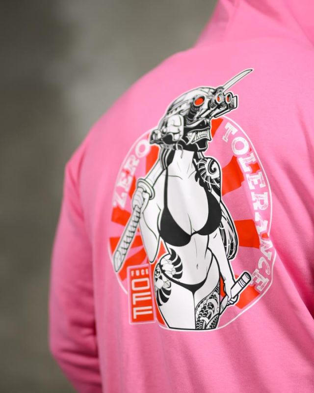 Милитари худи CROP pink  ТР6747