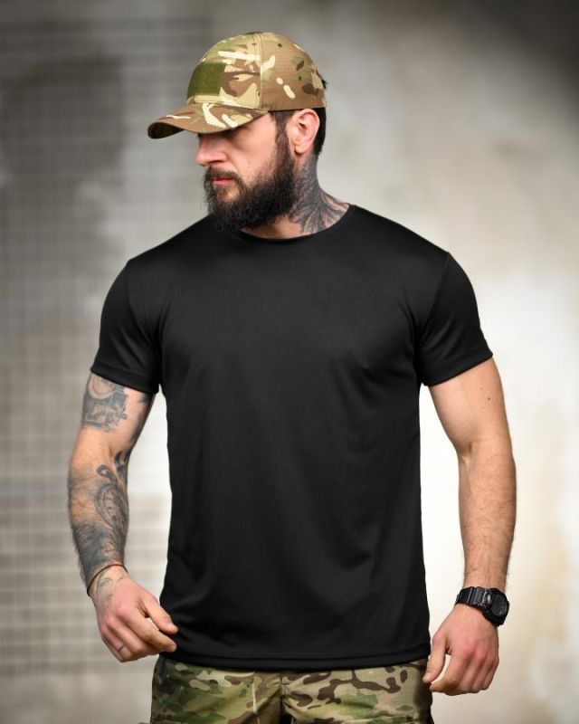Тактическая футболка SELION Odin black ТР6770