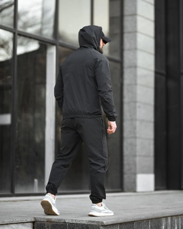 Мужской спортивный костюм steller black  ТР6791