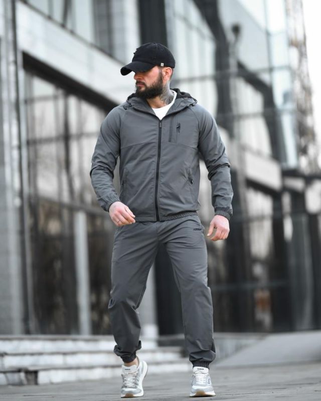 Мужской спортивный костюм steller  grey  ТР6792