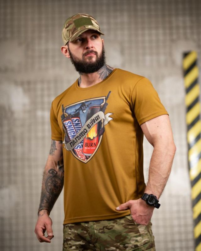 Тактическая футболка SELION Паливо coyot ПП7723