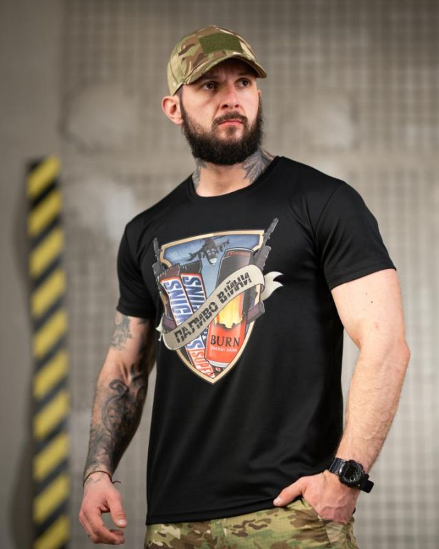 Тактическая футболка SELIONПаливо black ПП7722