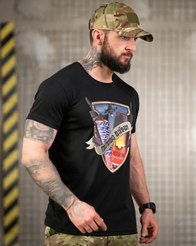 Тактическая футболка SELIONПаливо black ПП7722