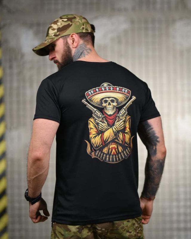 Тактическая футболка SELION Mexico black ПП7707
