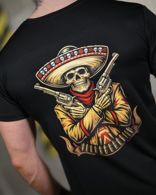 Тактическая футболка SELION Mexico black ПП7707