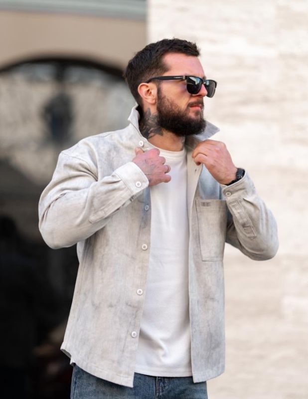Рубашка light grey ТР6795