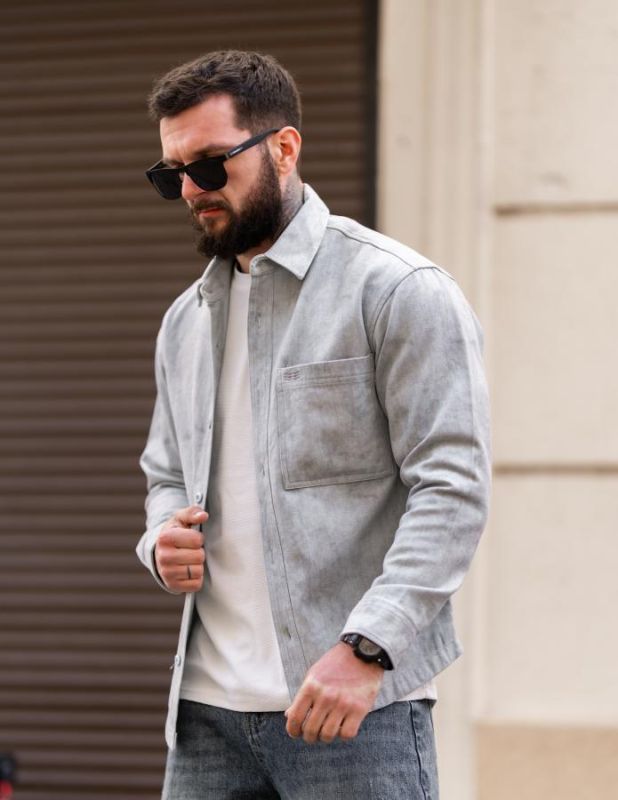 Рубашка grey ТР6797