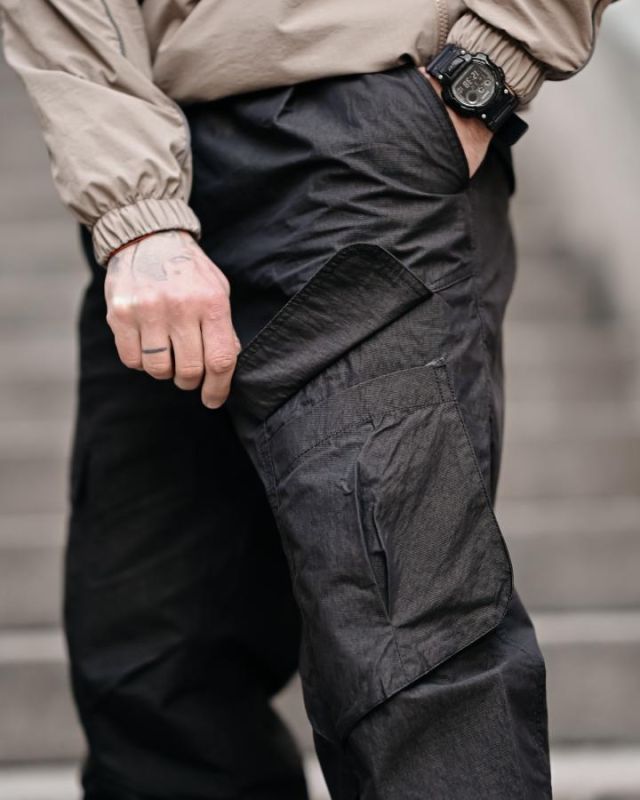 Городские карго штаны RONIN  black     ВТ5310