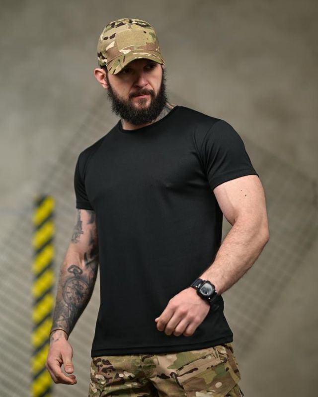Тактическая футболка SELION Girl black ТР6931