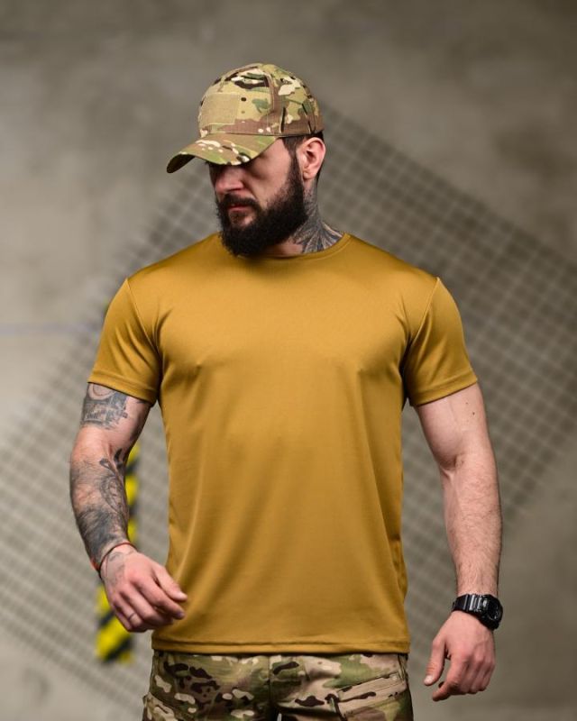Тактическая футболка SELION  Тіп coyot ТР6925