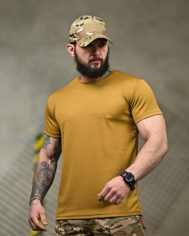 Тактична футболка SELION Veteran coyot ТР6929