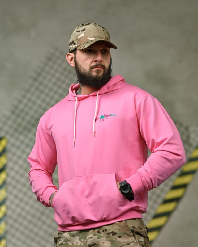 Милитари худи FAXIS Gun pink ТР6963