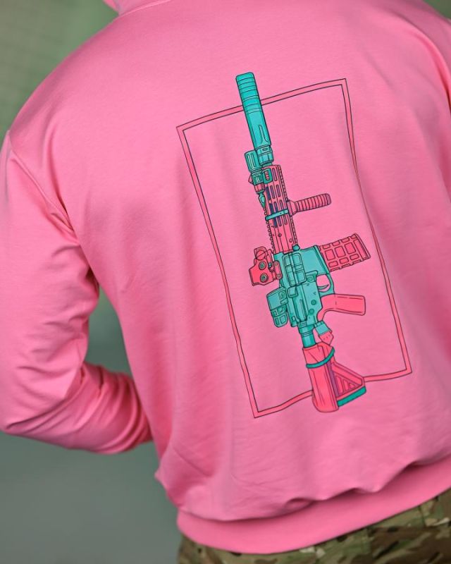 Милитари худи FAXIS Gun pink ТР6963