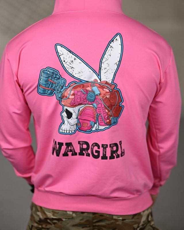 Милитари худи FAXIS Wargirl pink ТР6966