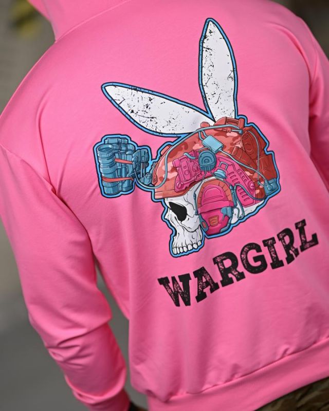 Милитари худи FAXIS Wargirl pink ТР6966
