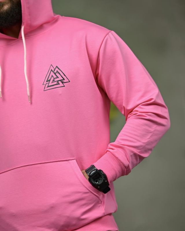 Милитари худи FAXIS Voron pink ТР6969