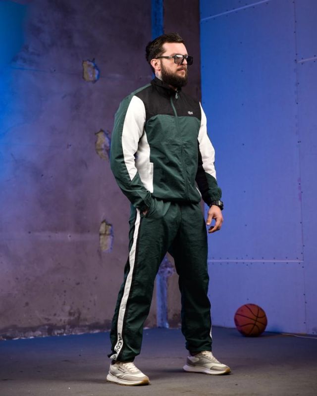 Спортивный костюм RETRO oste green ТР6940