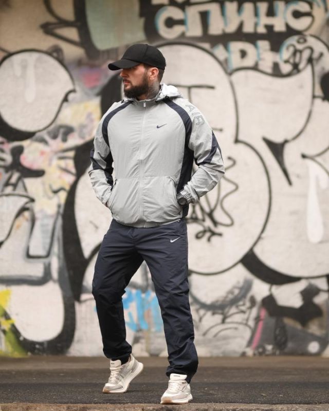 Спортивный костюм RETRO  NK grey ТР6937