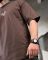 Футболка oversize  NYC bordo ТР6871
