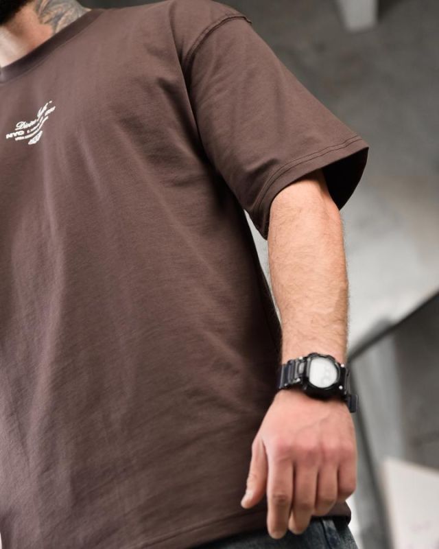 Футболка oversize  NYC bordo ТР6871