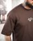 Футболка oversize  NYC bordo ТР6871