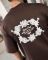 Футболка oversize  NYC bordo ТР6871
