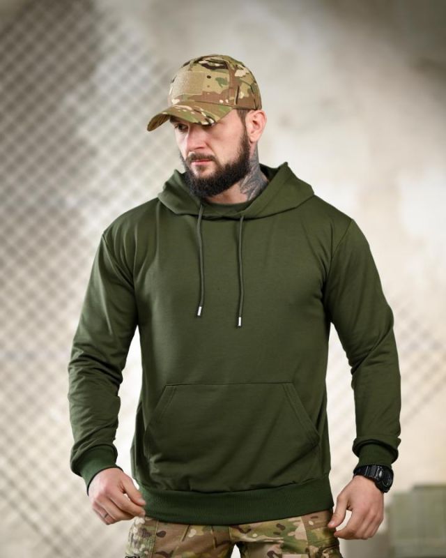 Милитари худи TRENASH oliva ТР6895