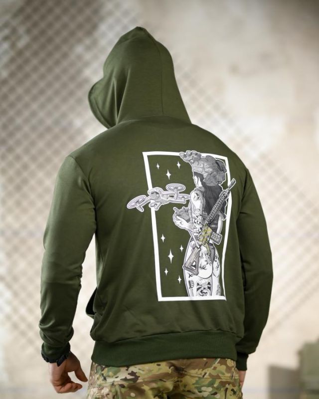 Милитари худи TRENASH oliva ТР6895