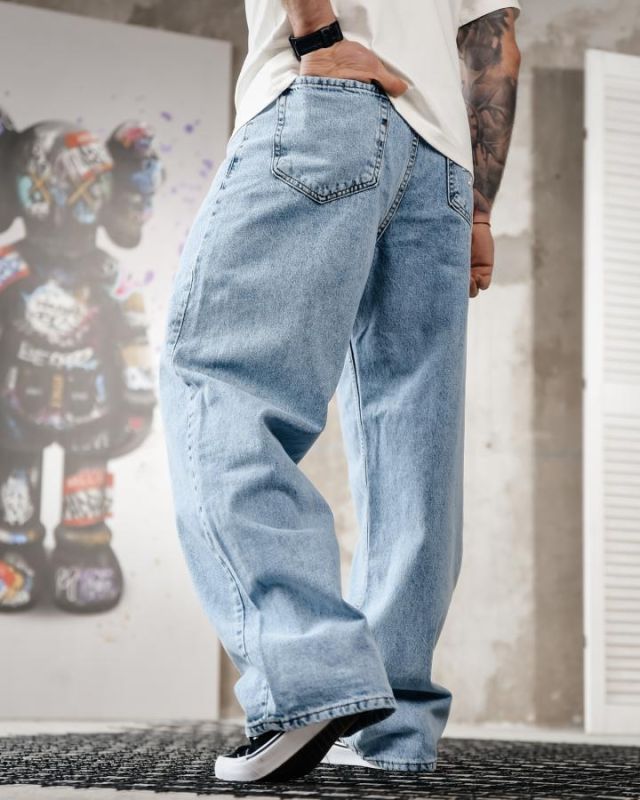 ДДжинсы багги  stussy fantom  ТР6858