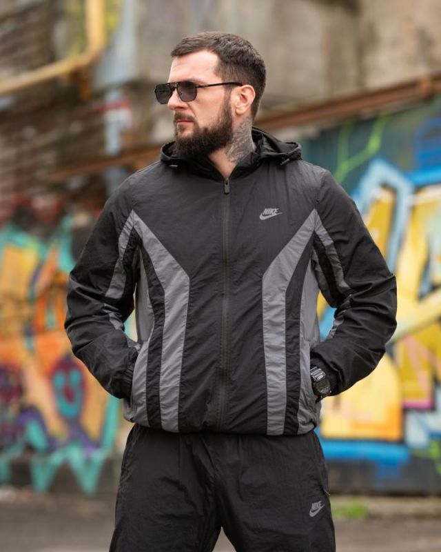 Спортивный костюм RETRO nk  black ТР6947