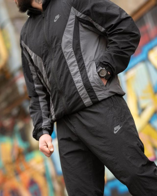 Спортивный костюм RETRO nk  black ТР6947