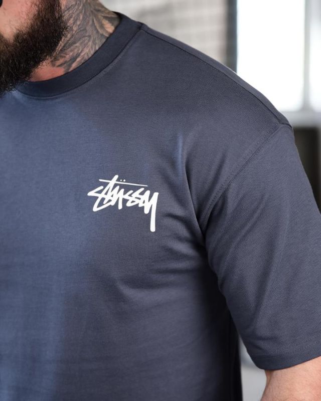 Футболка oversize STUSSY Graffiti sea ТР6880