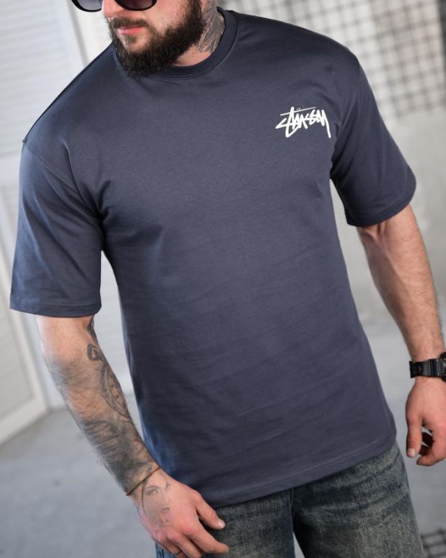 Футболка oversize STUSSY Graffiti sea ТР6880
