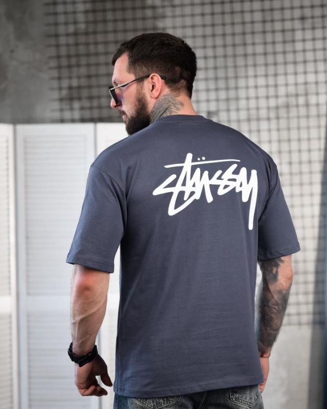 Футболка oversize STUSSY Graffiti sea ТР6880