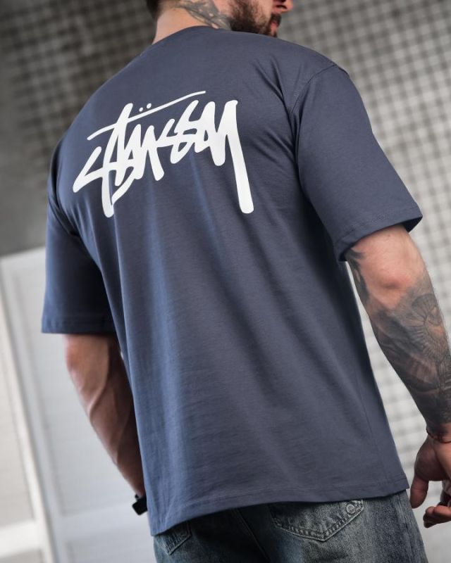 Футболка oversize STUSSY Graffiti sea ТР6880