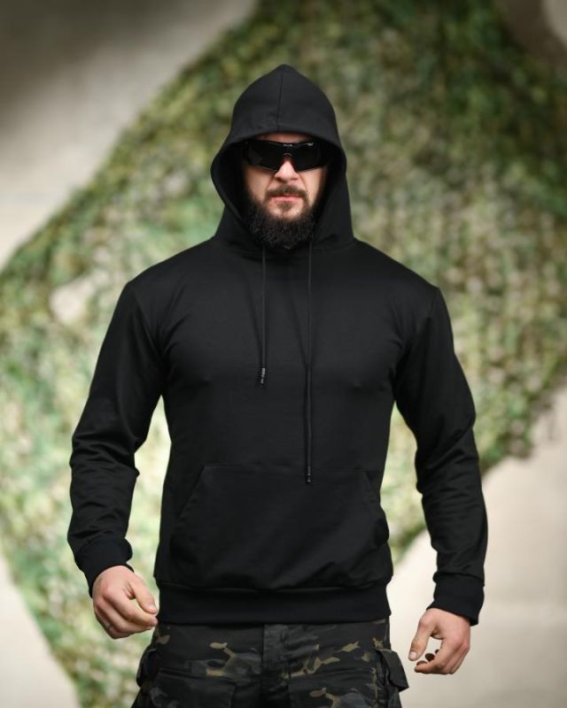 Милитари худи TRENASH   Only guns black ТР6097