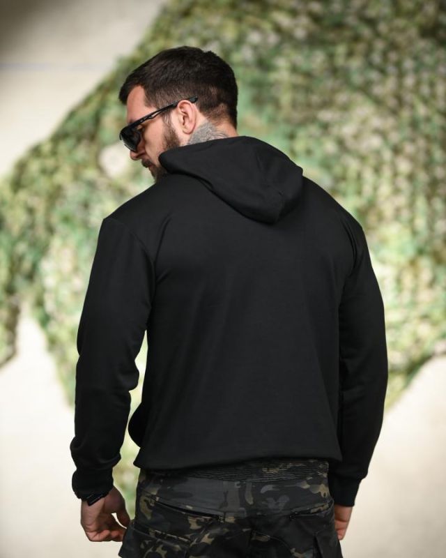 Милитари худи TRENASH  Warrior black ТР6096