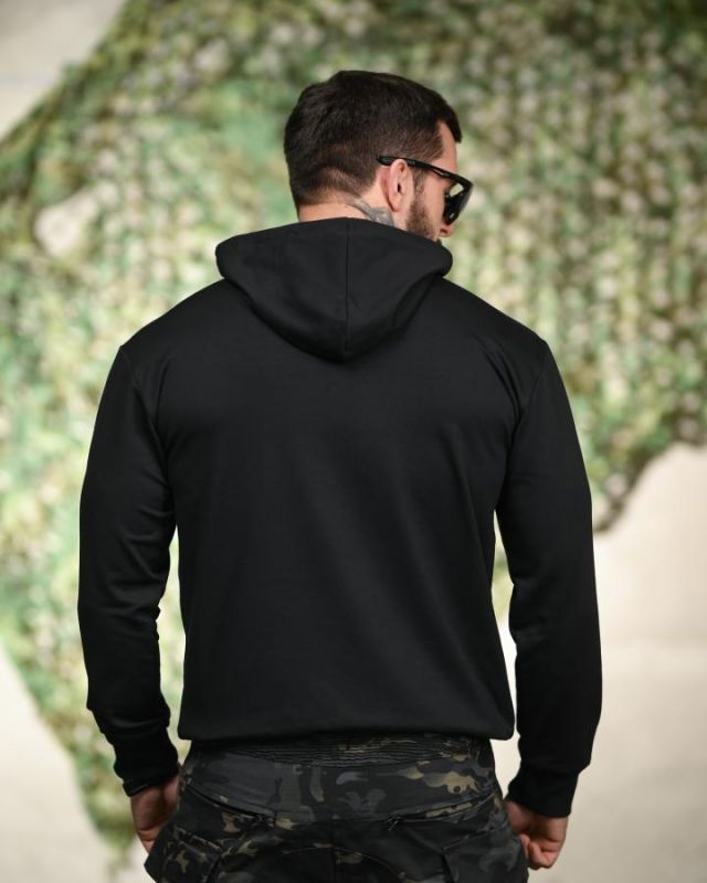 Милитари худи TRENASH  Warrior black ТР6096