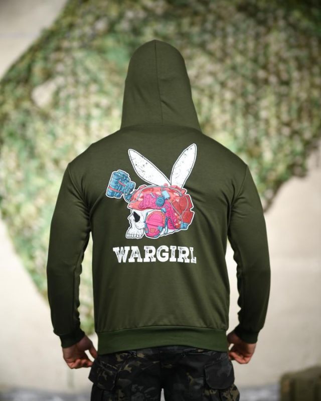 Милитари худи TRENASH Wargirl oliva ТР6090