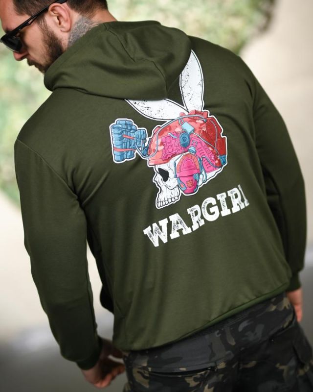 Милитари худи TRENASH Wargirl oliva ТР6090