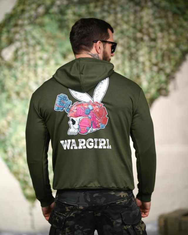 Милитари худи TRENASH Wargirl oliva ТР6090