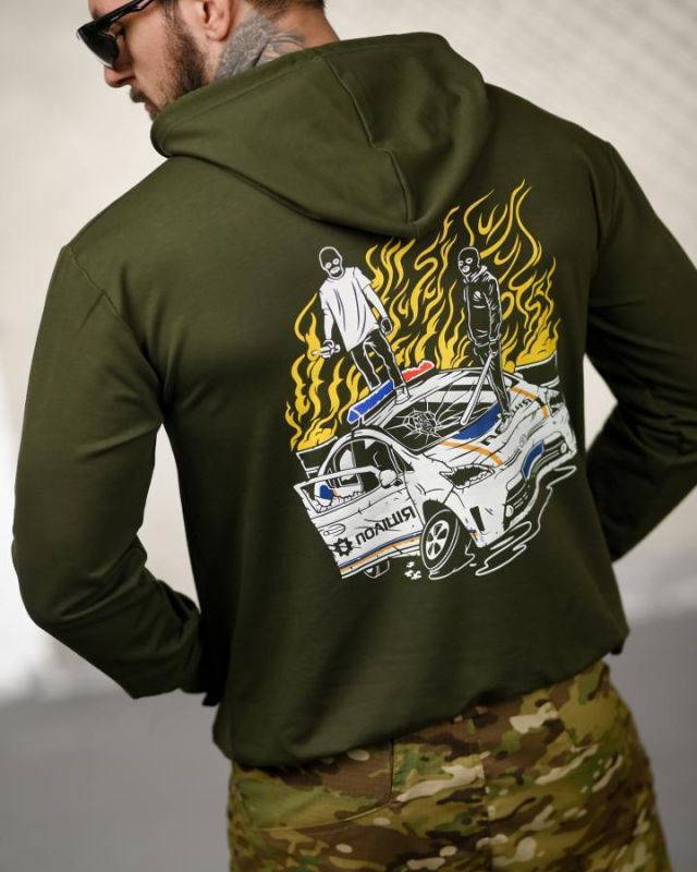 Милитари худи TRENASH Bandit oliva ТР6026