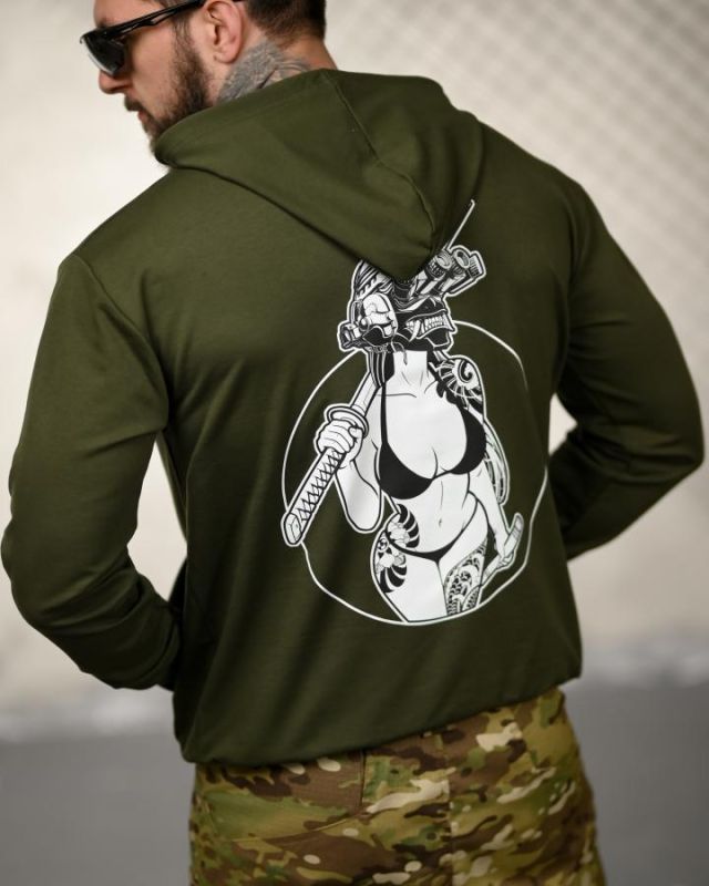 Милитари худи TRENASH Katana oliva ТР6025