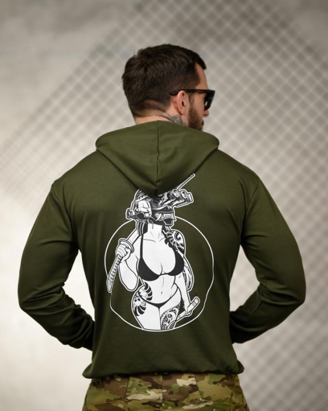 Милитари худи TRENASH Katana oliva ТР6025