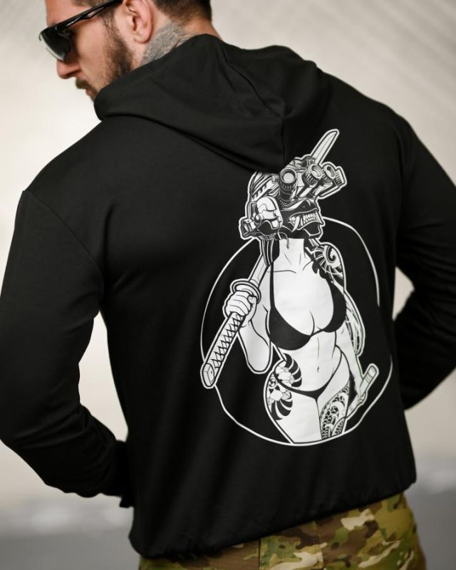 Мілітарі худі TRENASH Katana black ТР6024