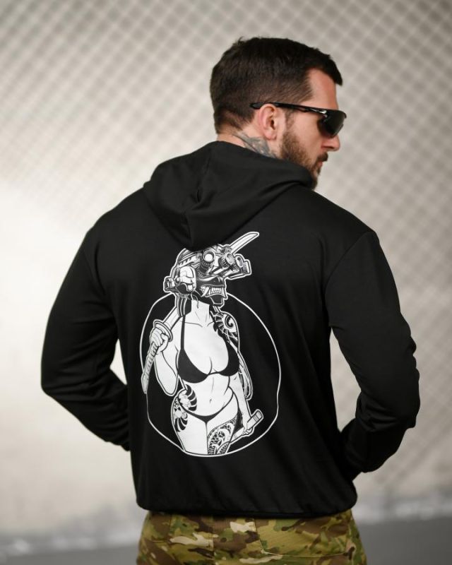 Мілітарі худі TRENASH Katana black ТР6024