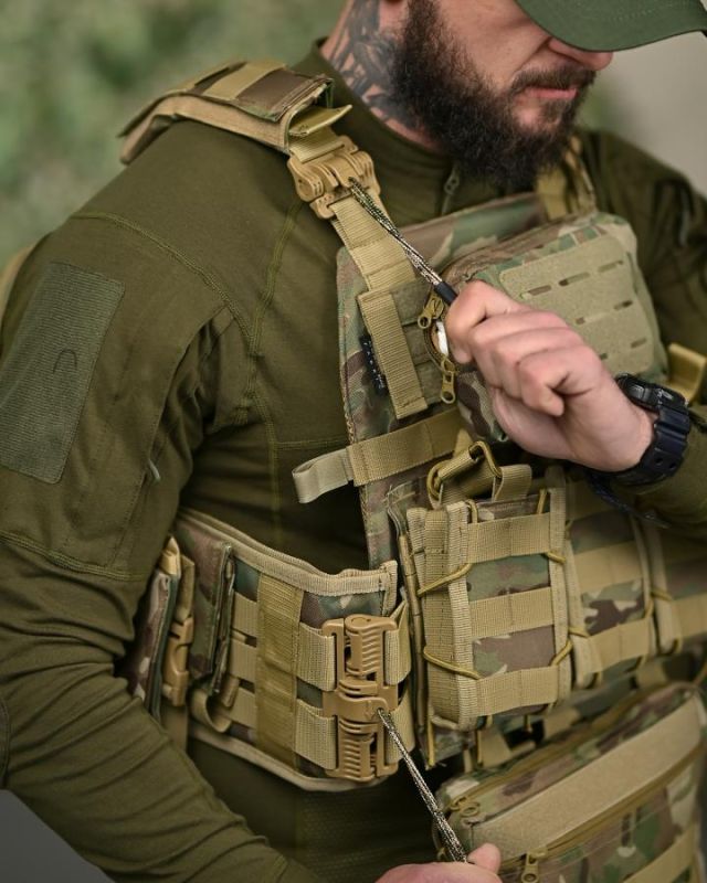 Плитоноска 7.62 з рюкзаком Multicam ТР6021