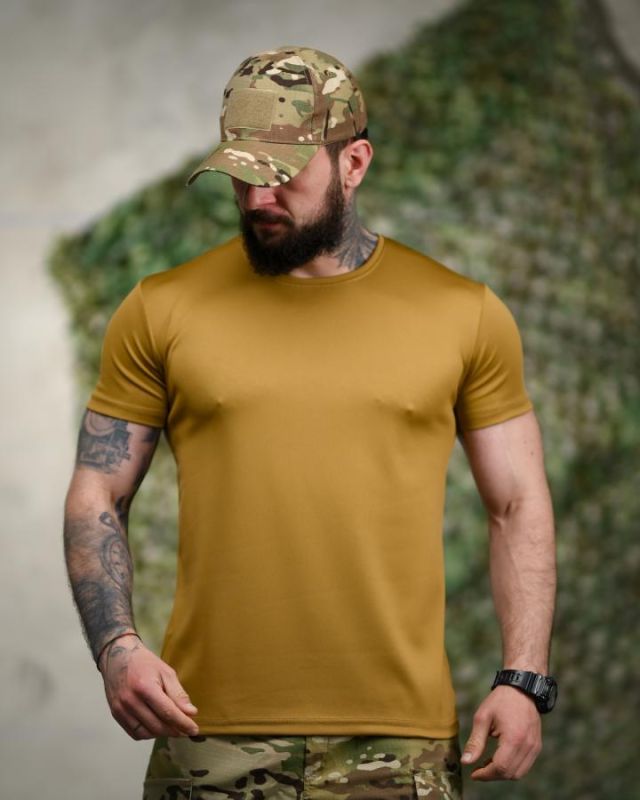 Тактическая футболка SELION The operator coyot ТР6221