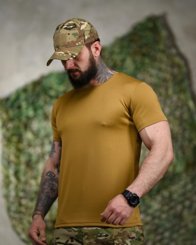 Тактическая футболка SELION The operator coyot ТР6221